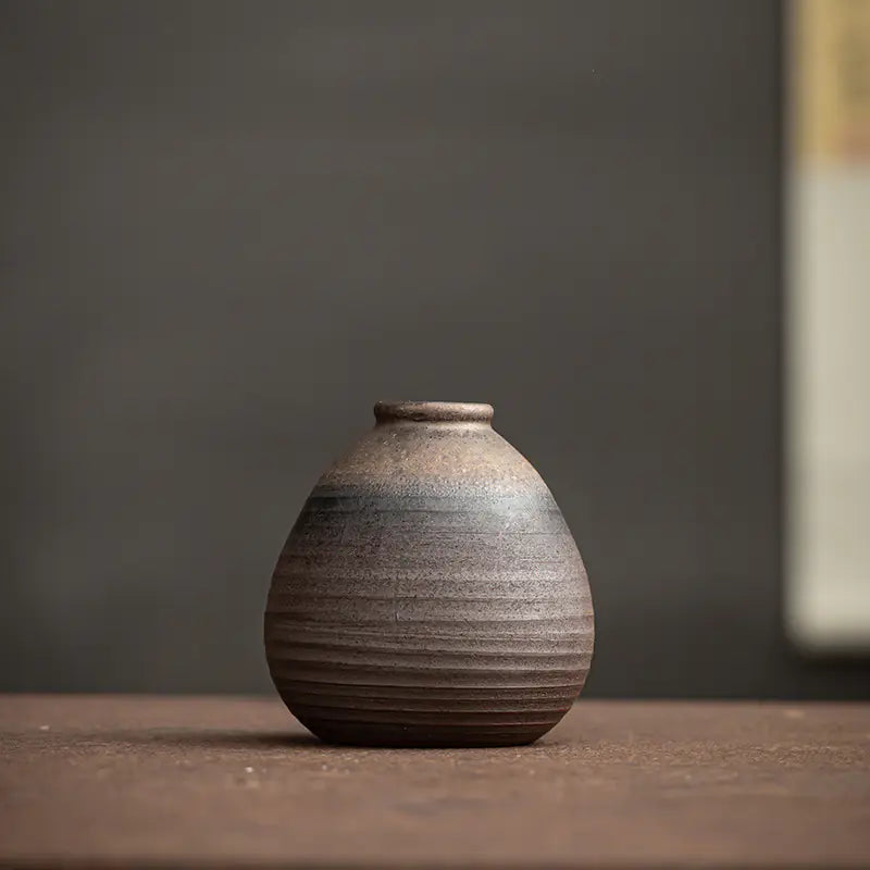 Rustic Vintage Ceramic Vase for Zen Spaces