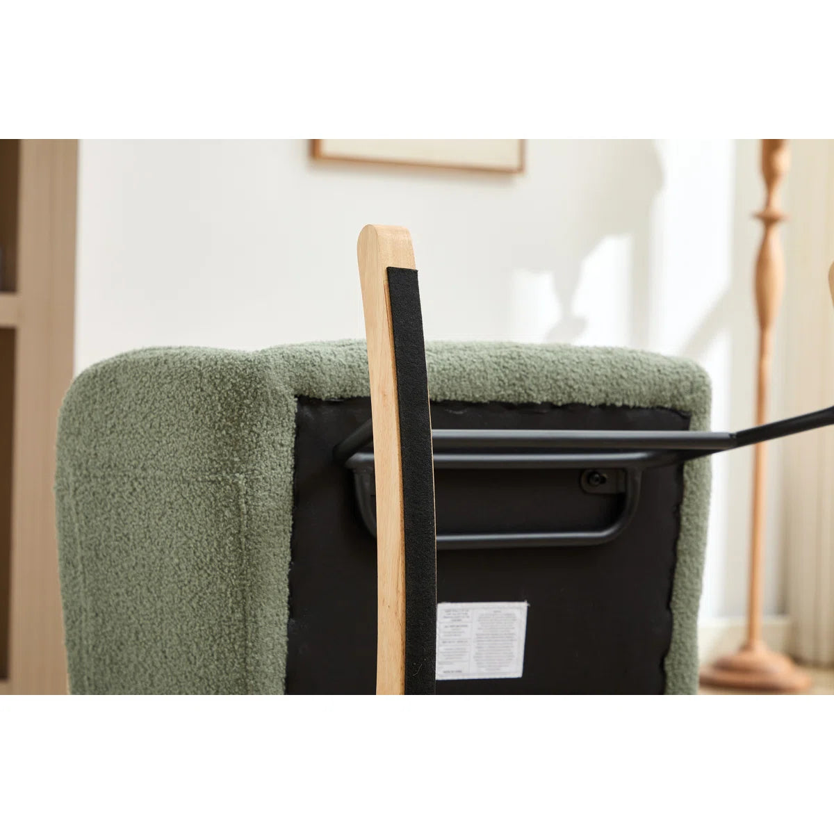 Green Rocking Chair for Baby Nursery - Teddy Chair - Nursing Chair