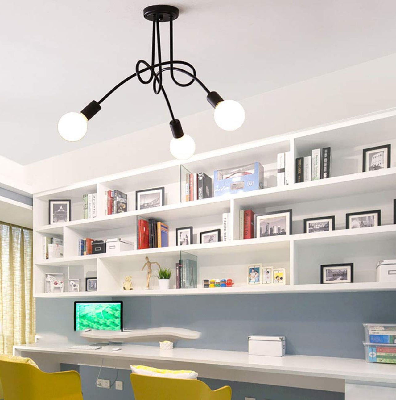 Industrial Iron Pipe Pendant Light – Minimalist Design