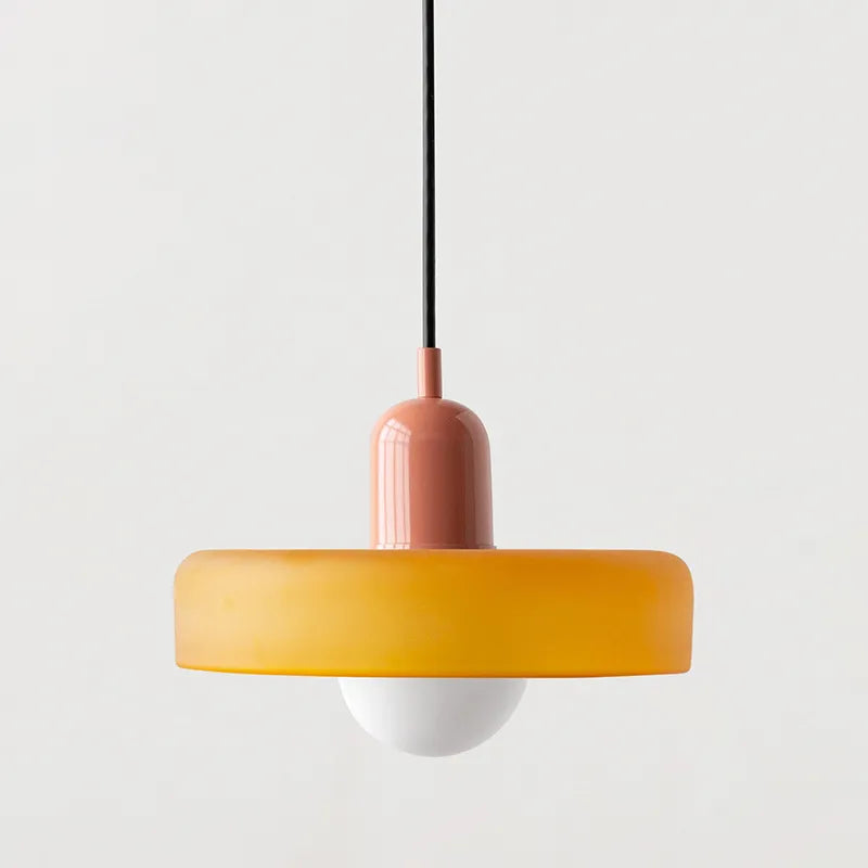 Modern Glass Chandelier in Multiple Colors