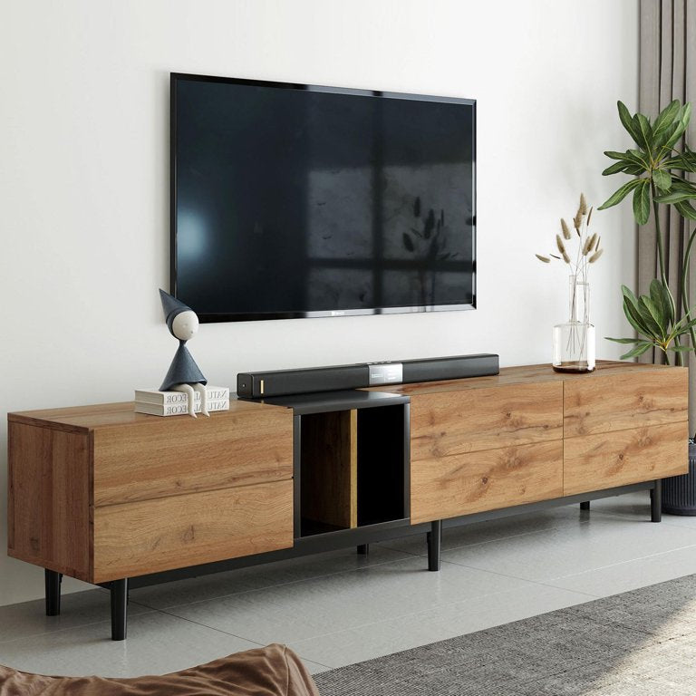 Modern TV Stand for 80 Inch Flat Screen