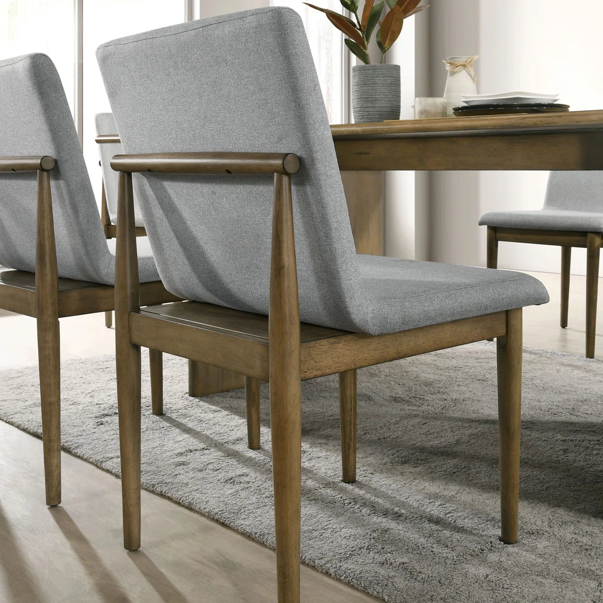 Set of 2 Mid-Century Dining Side Chairs