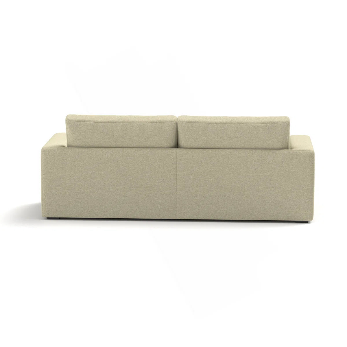 83" Beige 3 Seater Sofa with Detachable Cover