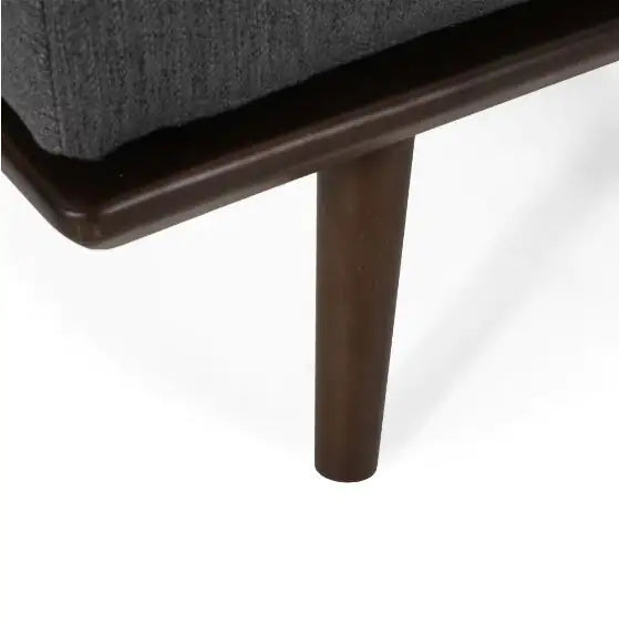 Mid-Century Chaise Lounge with Tufted Upholstery