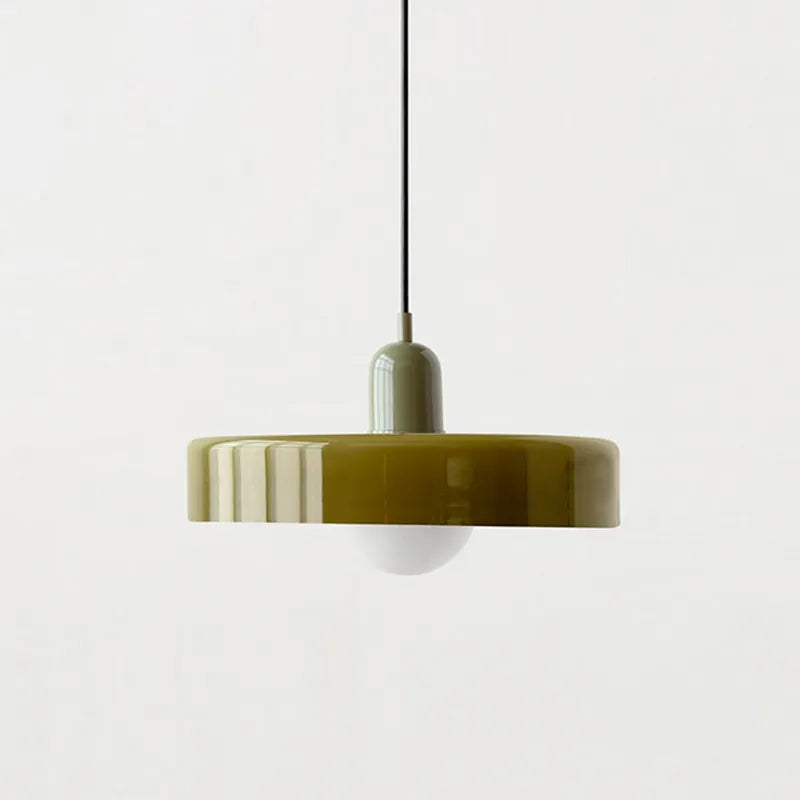 Modern Glass Chandelier in Multiple Colors
