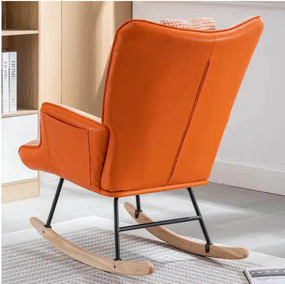 Pink Rocking Chair for Baby Nursery - Nursing Chair for Baby Room
