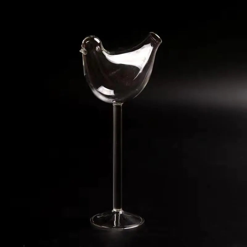 Bird Shaped Cocktail and Champagne Glass, 180ml Artistic Flute