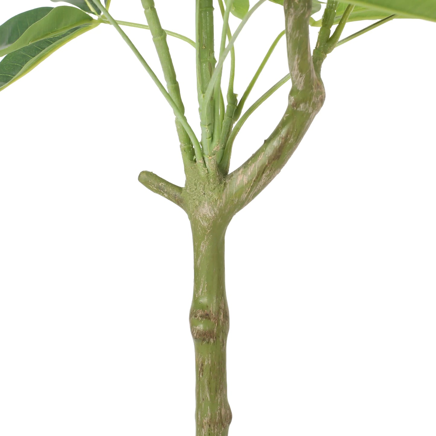 47” Artificial Money Tree Plant, Faux Pachira Greenery for Home