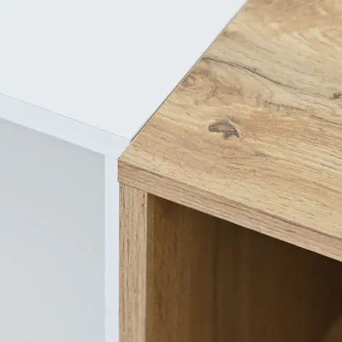 White 3-Door TV Stand for 80 Inch TVs