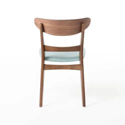 Mint Fabric Dining Chairs Set of 2