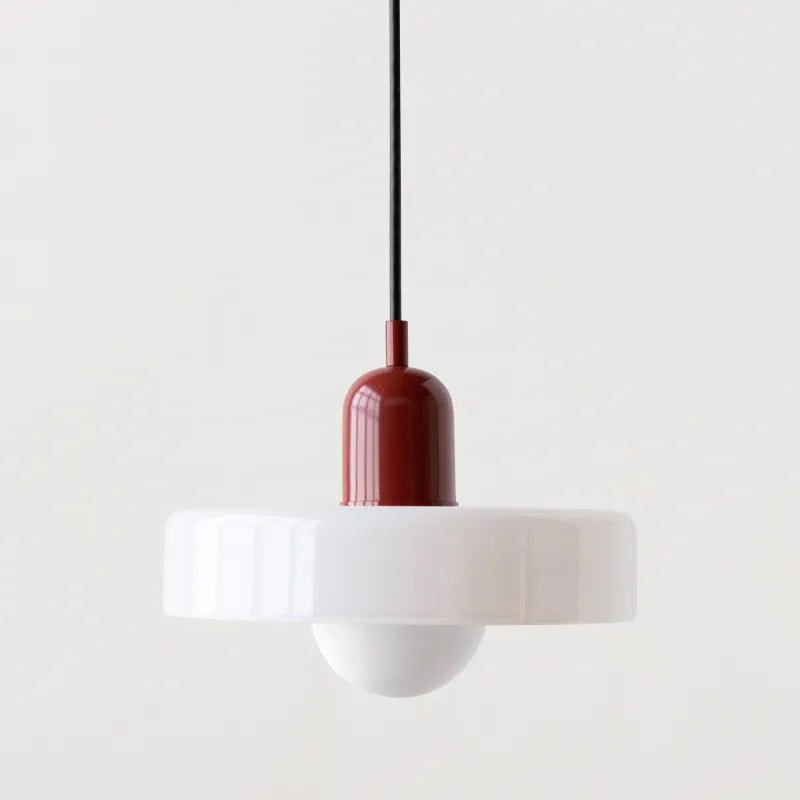 Modern Glass Chandelier in Multiple Colors