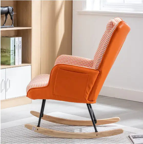 Pink Rocking Chair for Baby Nursery - Nursing Chair for Baby Room