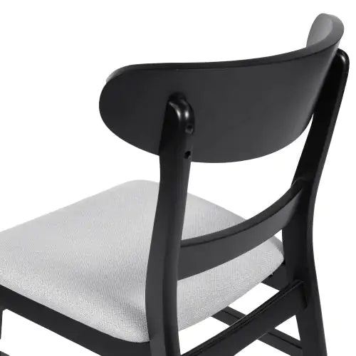Mid-Century Upholstered Dining Chairs (Set)