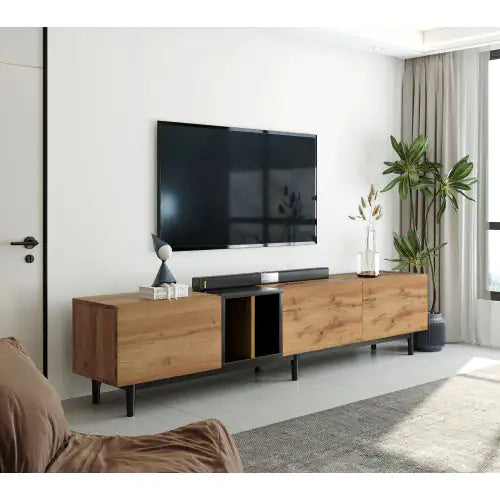Modern TV Stand for 80 Inch Flat Screen
