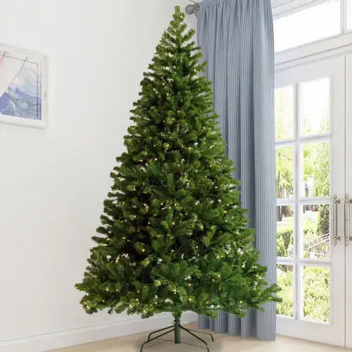 Pre-Lit 6ft Faux Hinged Christmas Tree with Stand