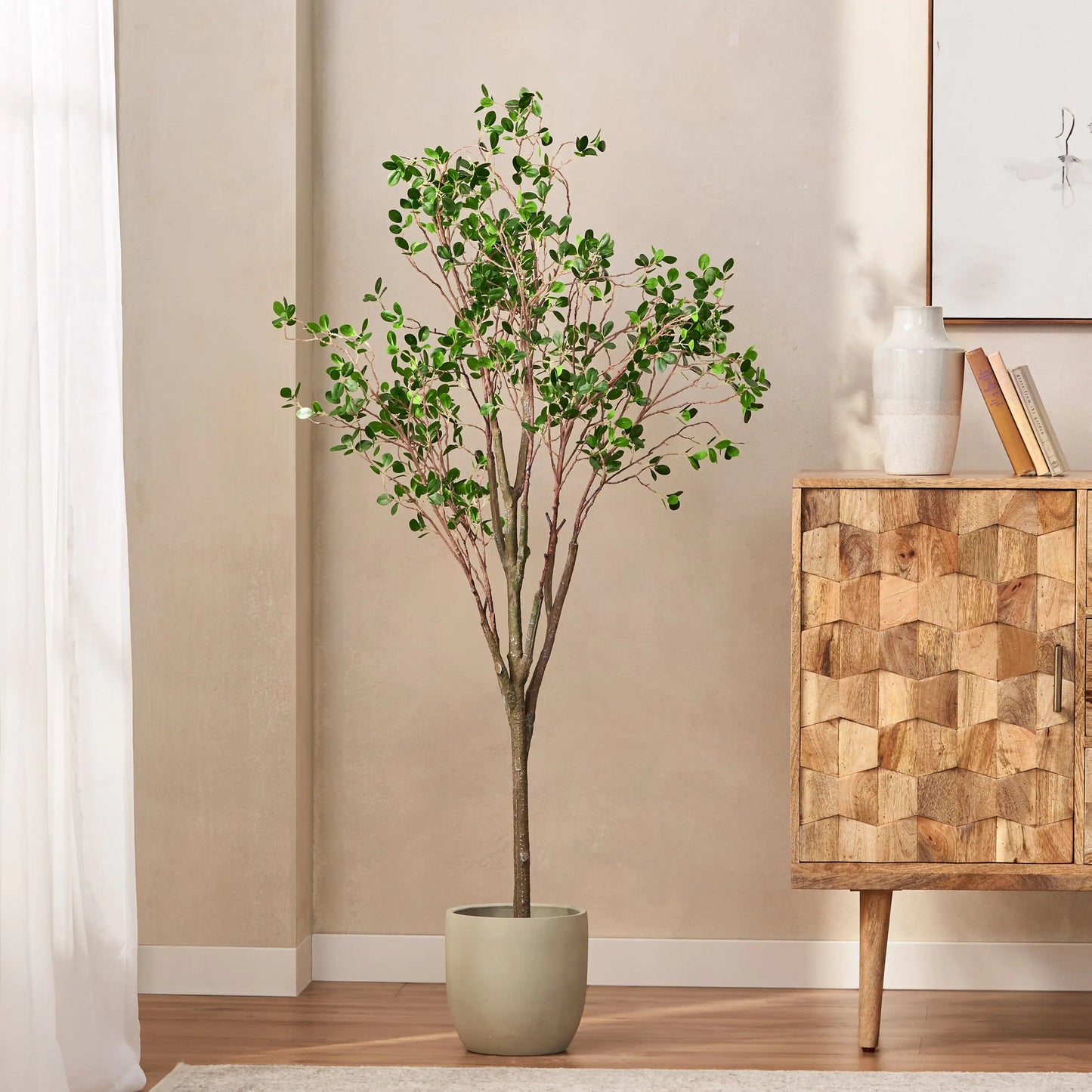 Artificial Milano Leaf Bonsai Tree 150cm