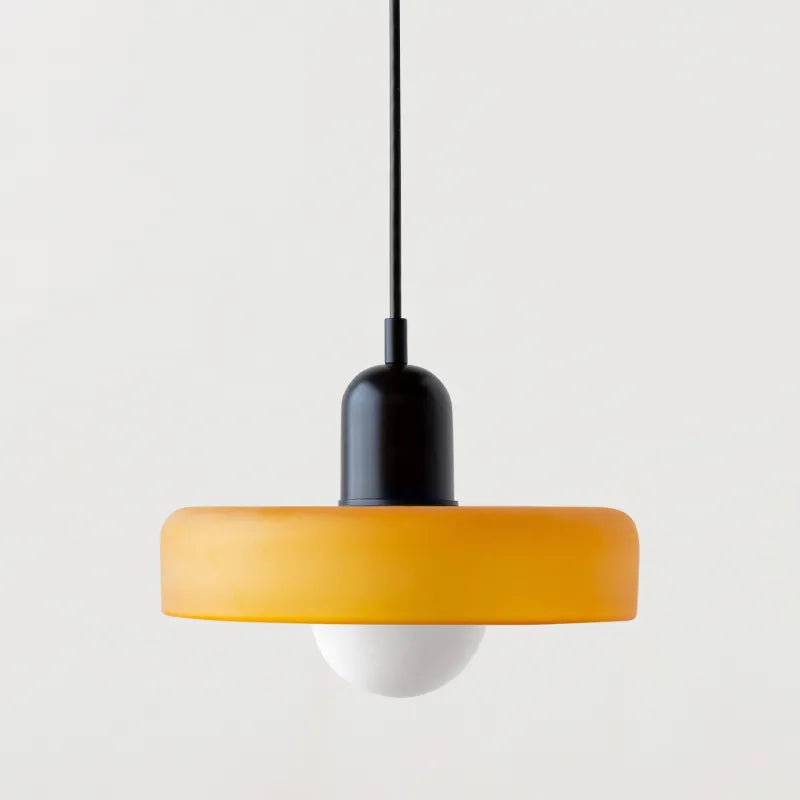 Modern Glass Chandelier in Multiple Colors
