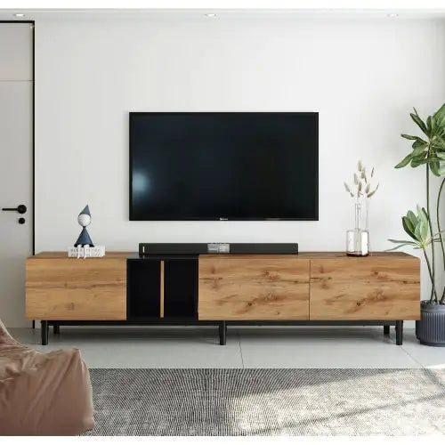 Modern TV Stand for 80 Inch Flat Screen