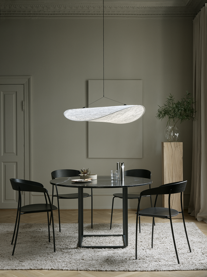 Modern Floating Chandelier – Elegant Soft Light Pendant