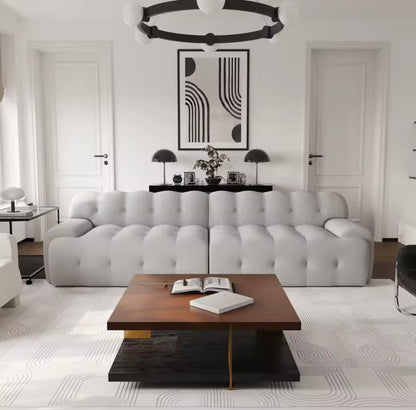 102” Oversized Cloud Modular Sectional Sofa with Curved Loveseat