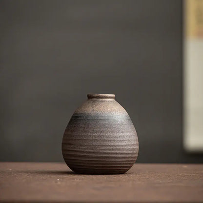 Rustic Vintage Ceramic Vase for Zen Spaces