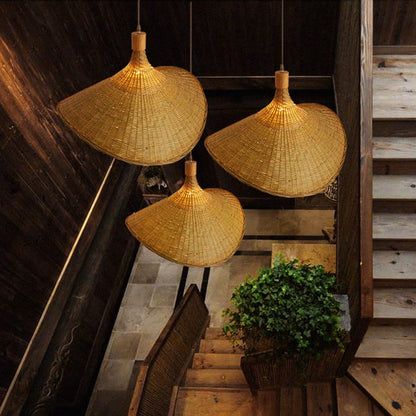 Bamboo Pendant Light - Asian Style Design