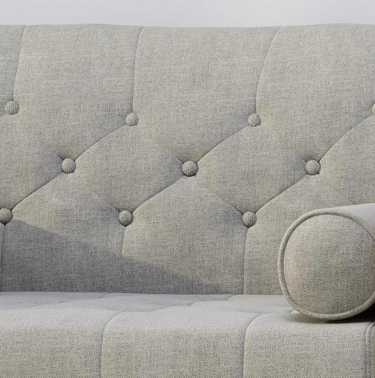 Modern Beige Upholstered Club Chair