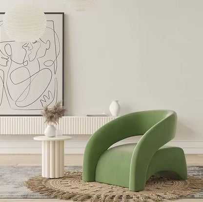 Burnt Orange Ergonomic Luxury Accent Chair