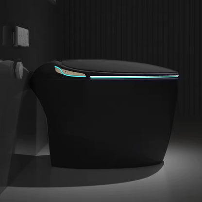 Smart Bidet Toilet, Auto Open/Close, Foot Sensor Flush, Heated Seat, Warm Air Dryer, LED Display