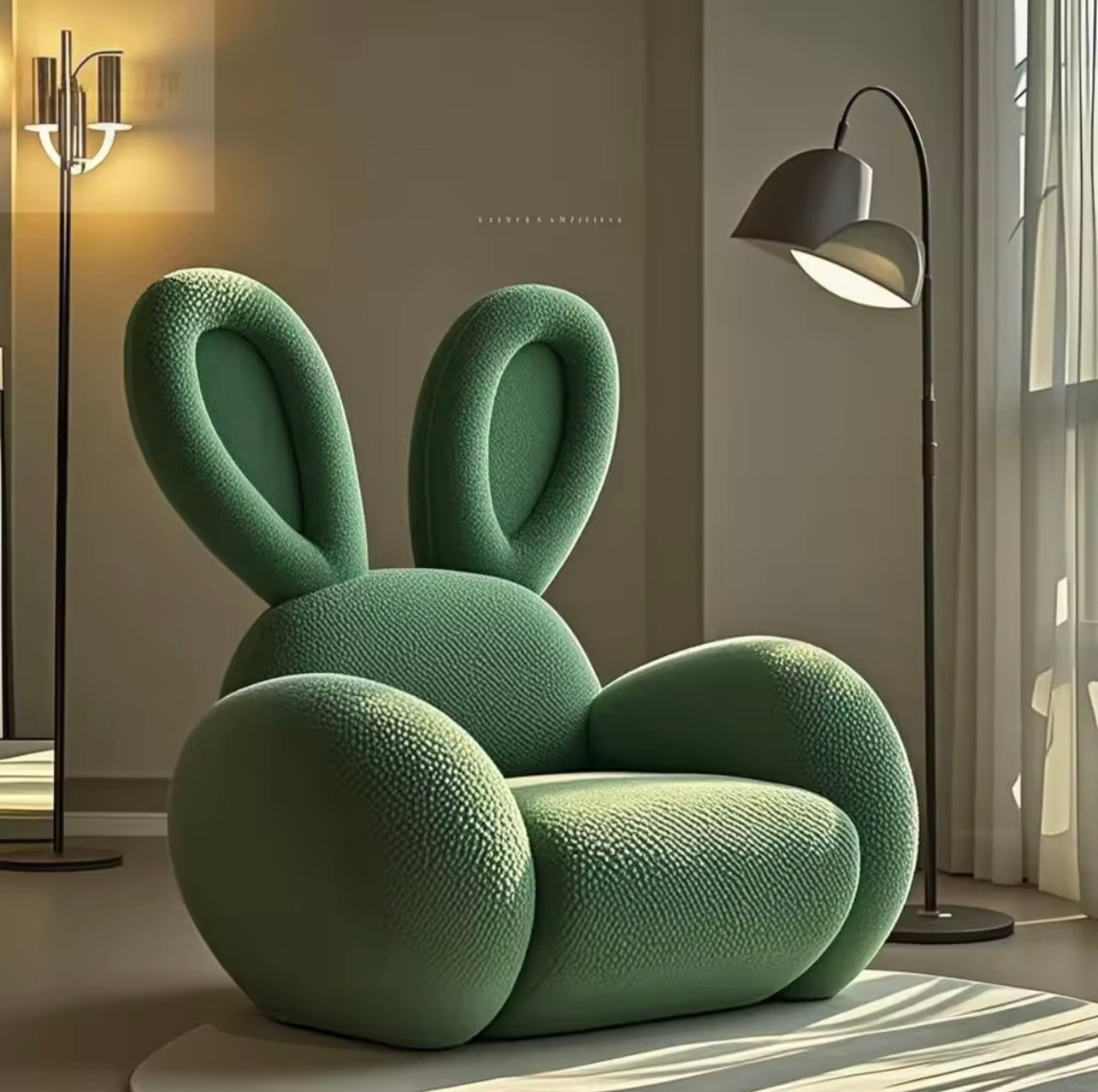 Bunny Ears Sofa Chair, Modern Rabbit Ears Armchair