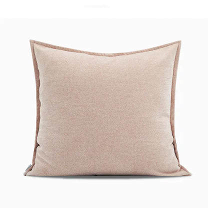 Wabi Ji Red Contrast Cashmere Cushion Cover