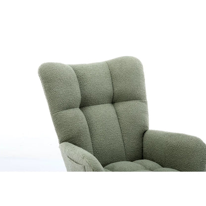 Green Rocking Chair for Baby Nursery - Teddy Chair - Nursing Chair