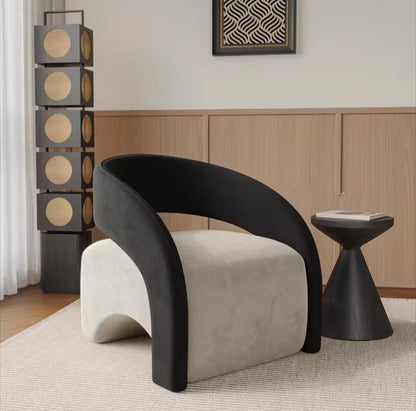 Black and Grey Ergonomic Luxury Accent Chair