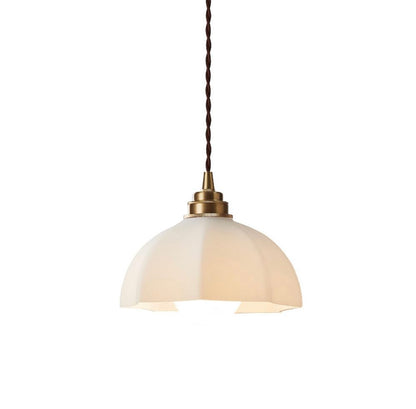 Japanese Wabi-Sabi Lamp - Brass & Glass Lighting