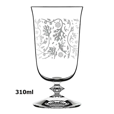 Japanese Starry Cocktail Glass, 310ml Crystal Barware