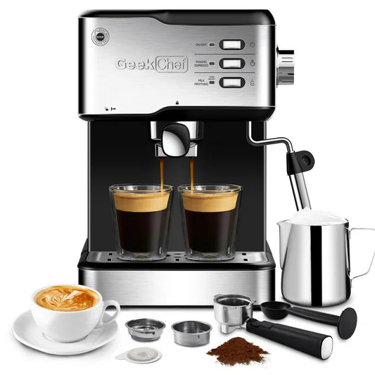 20-Bar Espresso Machine with Milk Frother