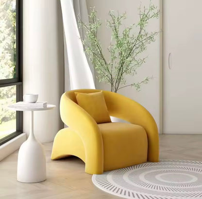 Burnt Orange Ergonomic Luxury Accent Chair