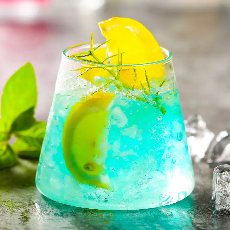 Mount Fuji Cocktail Glass, 280ml and 350ml Borosilicate Bar Glass