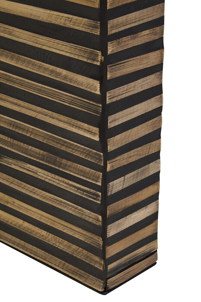 Bambusa Bamboo Inlay Curved Console Table