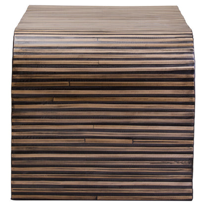 Bambusa Bamboo Inlay Curved Coffee Table