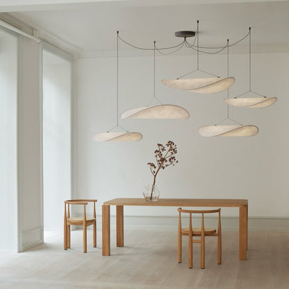 Modern Floating Chandelier – Elegant Soft Light Pendant