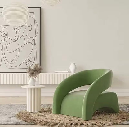 Burnt Orange Ergonomic Luxury Accent Chair