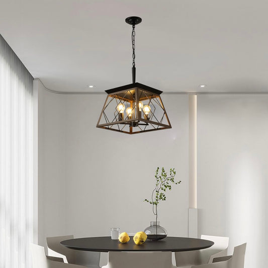 Adjustable Vintage Farmhouse Chandelier