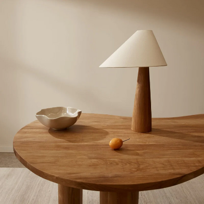 Japanese Wabi-Sabi Solid Wood Lamp