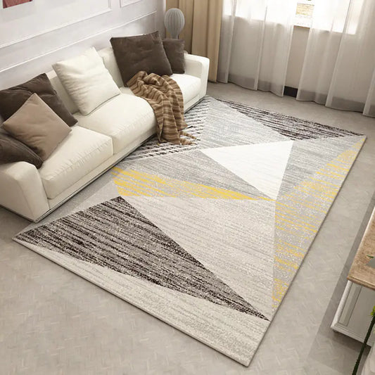 Washable 3D Printed Modern Accent Rug (50x80cm)