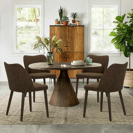 PU Leather Dining Chairs Set of 4