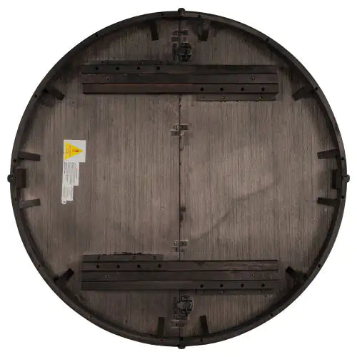 Circular Expandable Solid Wood Dining Table
