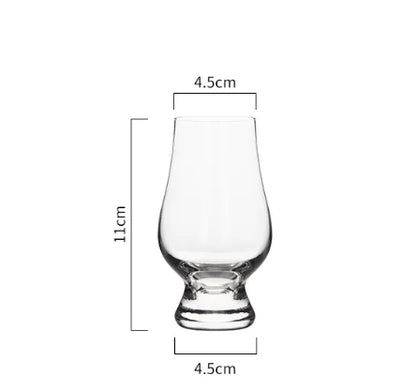 Whiskey Tasting Glass, 185ml Lead-Free Crystal Snifter for Spirits & Wine