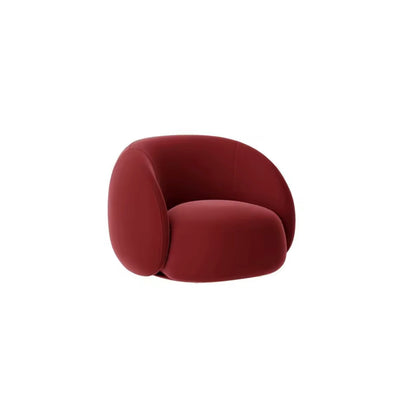 Modern Minimalist Orange Single Sofa Chair