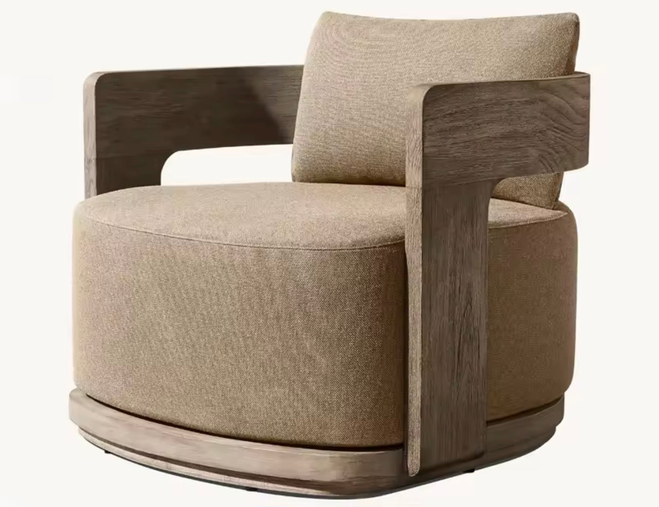 Teak Outdoor Sofa Set, Waterproof & Weather-Resistant Patio Set